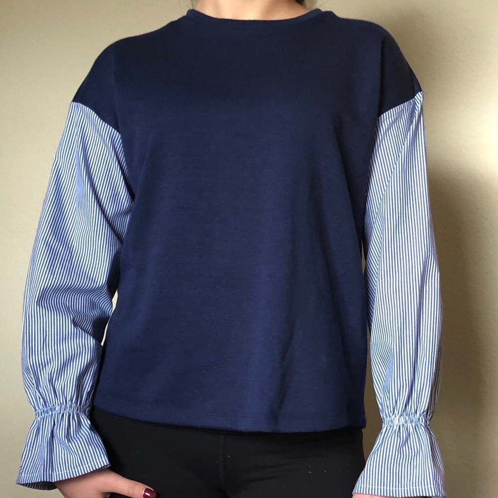 Sharagano Long Sleeve Blouse